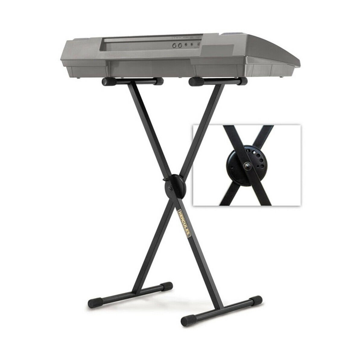 Hercules Stands KS110B Sklopivi Single-X Stalak za Klavijaturu sa EZ-LOK Mehanizmom - Slika 2