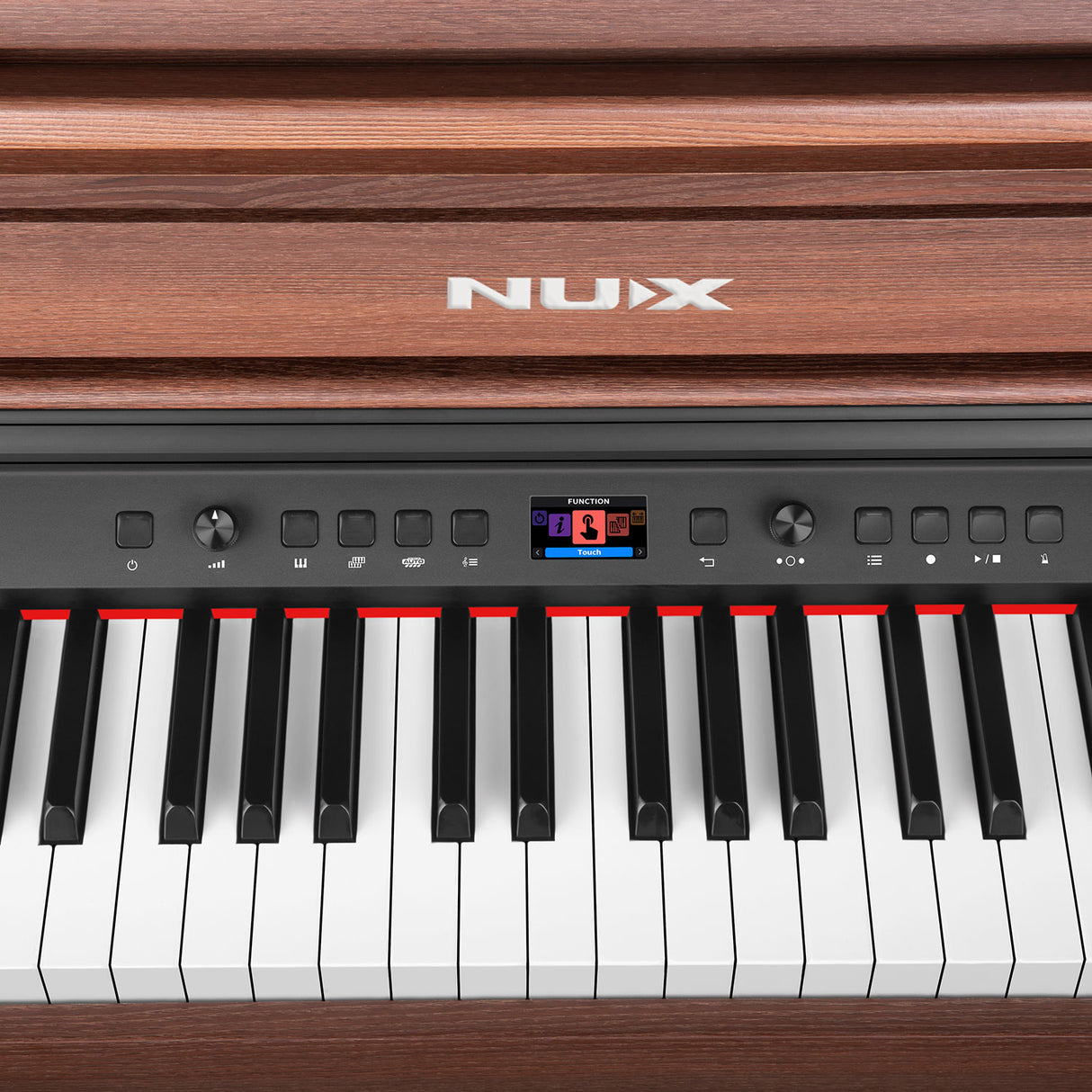 NUX NCK-430 Walnut - Kućni Digitalni Klavir sa 88 Teških Dirki i Trostrukom Pedalom (Boja Oraha) - Slika 3