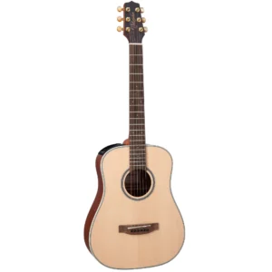 Takamine GP3HSE-NS Taka-Mini elektro-akustična putna gitara u boji prirodnog drveta sa satenskim finišem