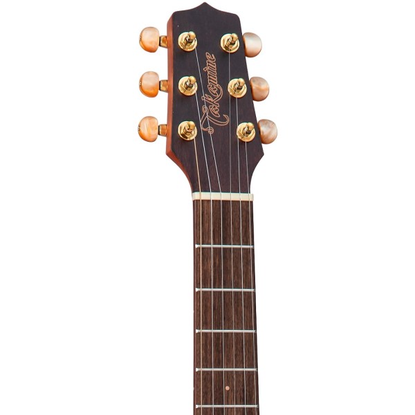 Takamine GP3HSE-NS Taka-Mini Elektro-Akustična Putna Gitara sa Puništem i Nashville Štimom (Natural Satin) - Slika 5