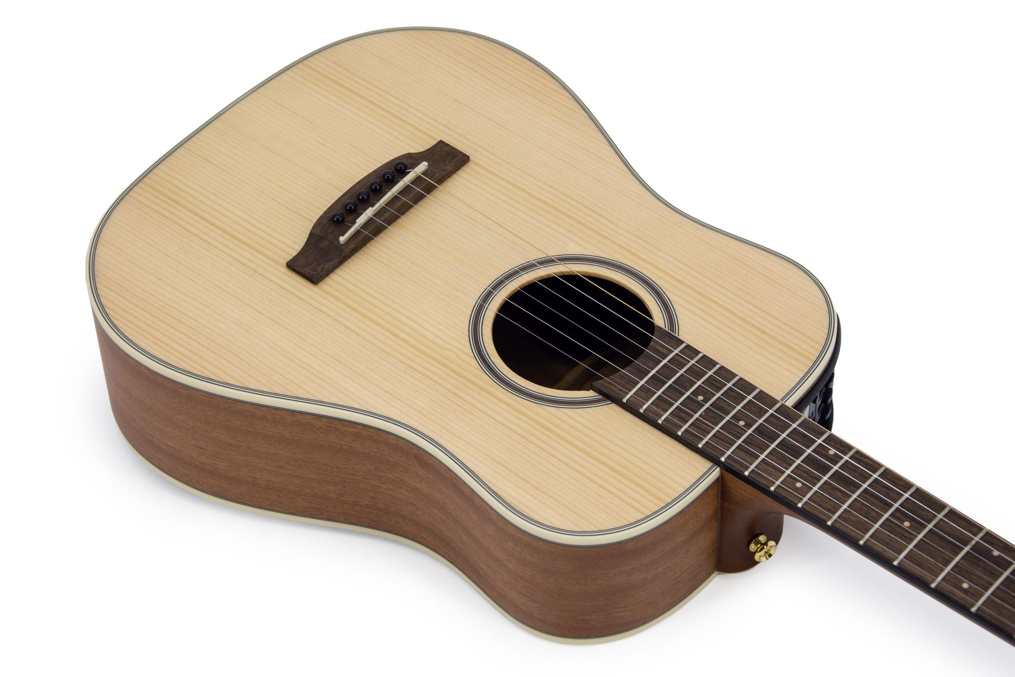 Takamine GP3HSE-NS Taka-Mini Elektro-Akustična Putna Gitara sa Puništem i Nashville Štimom (Natural Satin) - Slika 3