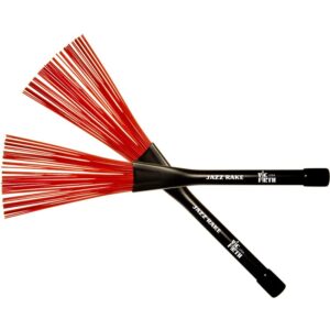 Vic Firth BJR Jazz Rake crvene fleksibilne metlice za bubnjeve