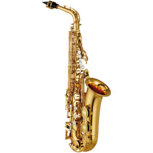 Yamaha YAS-280 Eb alt saksofon u zlatnom lakiranom finišu sa koferom