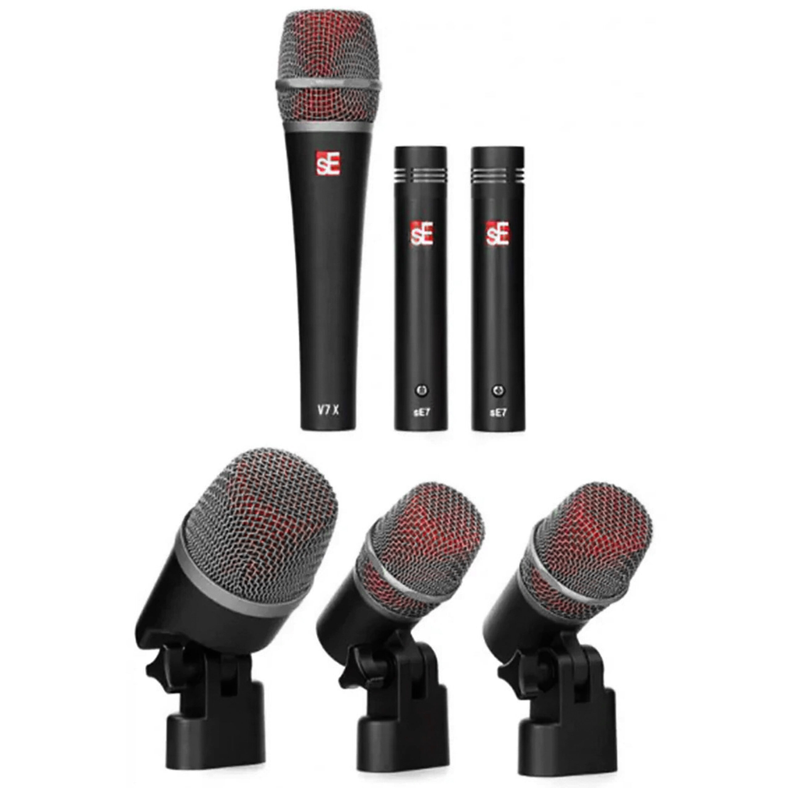 sE Electronics V PACK CLUB Standard Kompleat Mikrofona za Bubnjeve sa Koferom - Slika 2