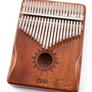 Wakertone 21A kalimba sa 21 tiptom u natur boji sa motivom sunca